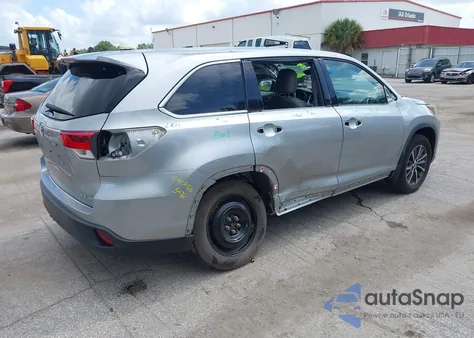 2019 Toyota Highlander Xle from USA, damaged, VIN 5TDJZRFH3KS610583
